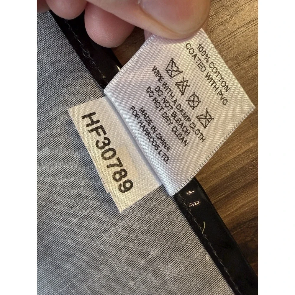 Harrods Knightsbridge Black PVC Apron w/ White West Highland Terrier Westie Dog